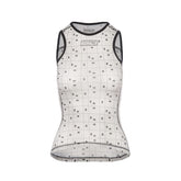 Jersey Ciclismo M/S Bioracer Interior Ns Bit Map Mujer Beige